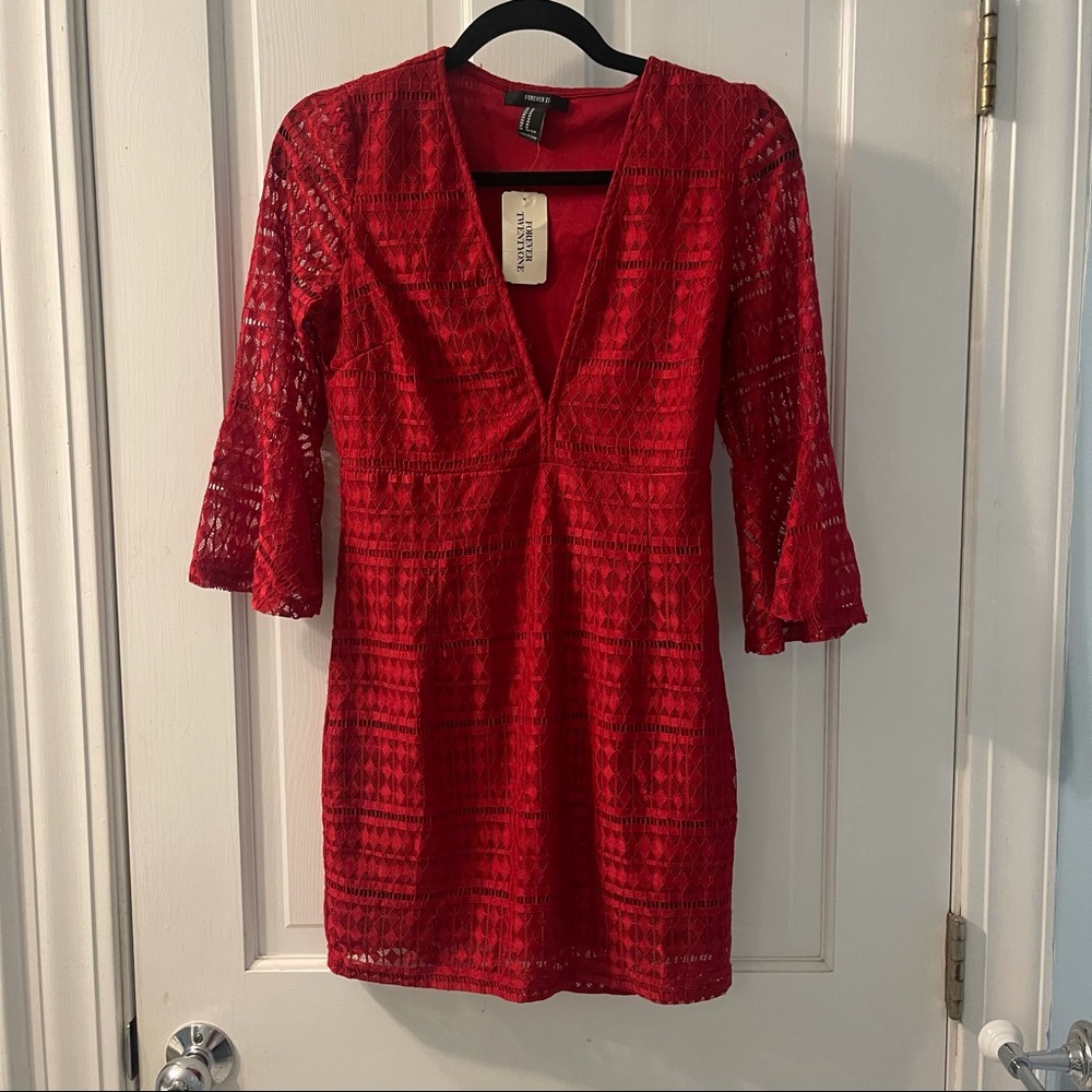 Red Lace Dress